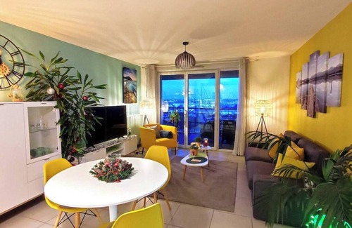 Pech-David Appartement | T3 - 2 chambres - Vue panoramique Toulouse - Proche CHU Rangueil - tout équipé