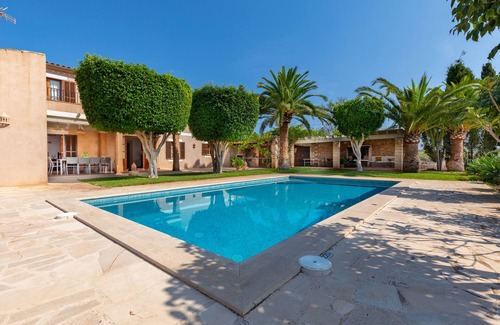 S'alqueria Blanca Maison | Tallador for 10 in S' Alqueria Blanca, beautiful garden with pool, air conditioning and wifi