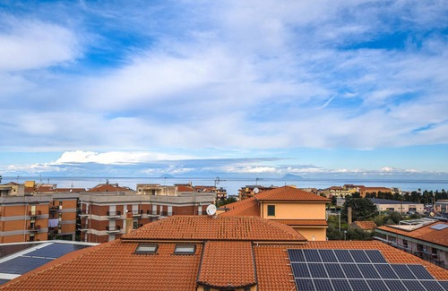 Sant'Agata di Militello Appartement | Tasteful top floor apartment with great roof terrace with beautiful sea view.