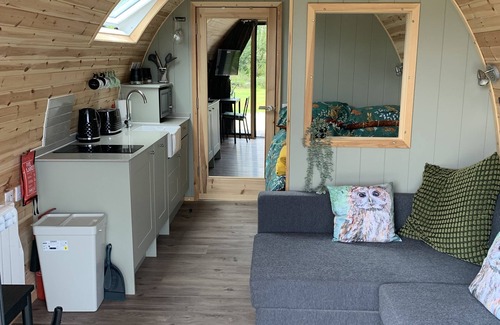 Oban Cabine | Tawny Owl Pod with Hot Tub