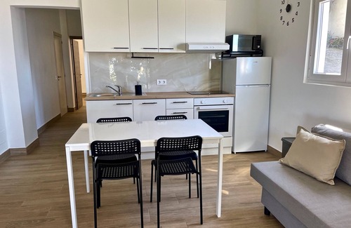 Montijos Appartement | Ten Days -App1- Montaña Roja' avec vue sur la mer, Wi-Fi et climatisation