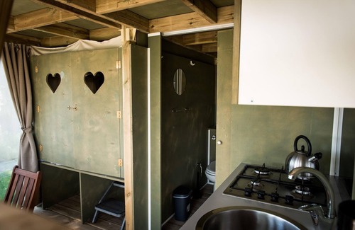 Zutendaal Maison | Tienda lodge con baño a 16 km de Maastricht