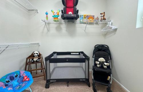 Eastside Maison | Terra House Tacoma - EV Power Station, Crib, Stroller, High Chair