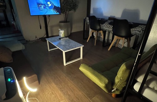 Nishi-Shinjuku Appartement | Terrace, room with full kitchen. 3-minute walk from the station and within walking distance of the city center