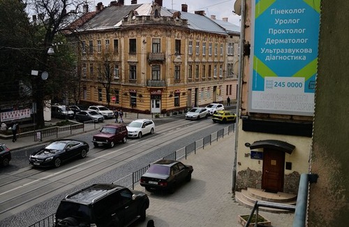 Lychakivskyi District Appartement | Terraza in Lviv