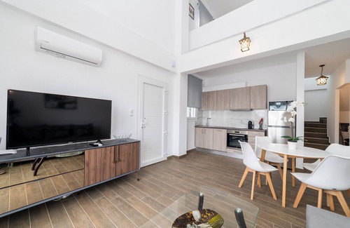 Ofrinion Villa | Two-Bedroom Duplex with Garden, Thalassa Residential Complex