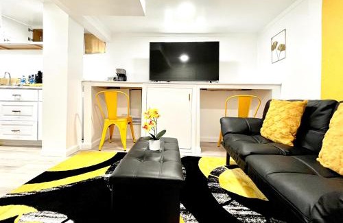 Old Brooklyn Appartement | The Amber Retreat - Charming Basement Unit in Brooklyn Centre, Free Street Parking, 100MB WiFi & 7 Min to Downtown
