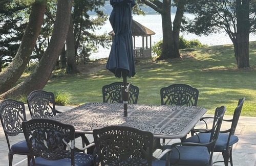 Head of the Harbor Maison | The Bella Vista St James! Waterfront house with a beach dock and so much more!