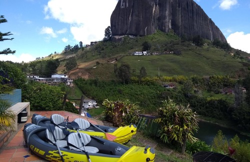 Guatape Maison | The best view of la piedra and direct access to the lake