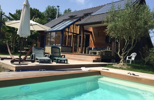 Saint-Pierre-de-Plesguen Maison | LE CABANON BRETON - Ecogîte avec PISCINE près de SAINT-MALO, MONT-SAINT-MICHEL