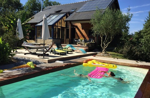 Saint-Pierre-de-Plesguen Maison | LE CABANON BRETON - Ecogîte avec PISCINE près de SAINT-MALO, MONT-SAINT-MICHEL