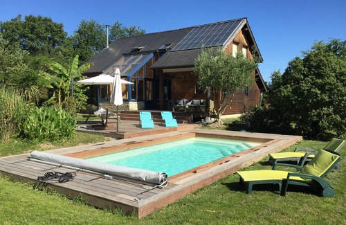 Saint-Pierre-de-Plesguen Maison | LE CABANON BRETON - Ecogîte avec PISCINE près de SAINT-MALO, MONT-SAINT-MICHEL