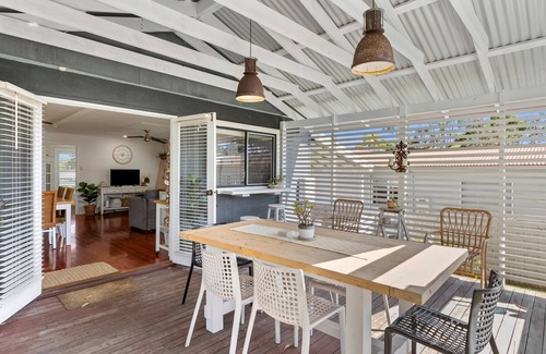 Manyana Maison | The Bridge Promenez-vous dans un charmant cottage sur la plage côtière, à deux pas d'Inyadda et de la plage de Manyana