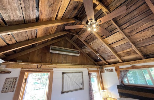 Trumansburg Cabine | The Coop at CrowNestFarm! Dog Welcome! Communal Rec Room-Bathroom-Kitchenette