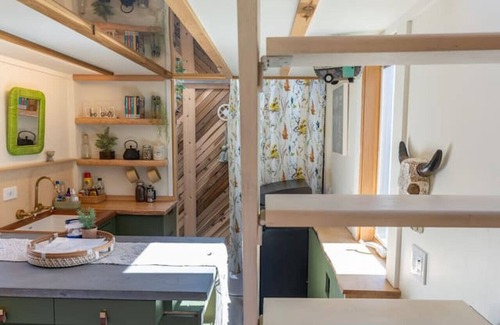 Gilmanton Maison | The Coziest Tiny Home with Mini Cows & Horses!