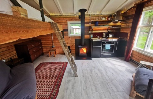Haveringland Cabine | the Dell-Cabaña de madera-Baño compartido-De Lujo-Vista al bosque