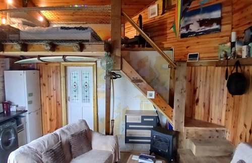 Saula Appartement | THE DEN, BELMULLET: Stables studio apartment. Mezzanine. Tranquil and Rural