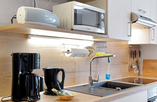 Lauterbach Appartement | Appartement 'Ferienappartment Becker Zentrum' avec terrasse privée, jardin partagé et Wi-Fi