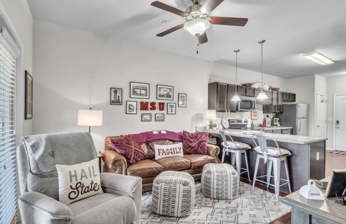 Starkville Appartement | The Flat by OneHometown Getaways