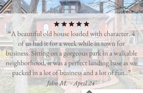 Victorian Village Maison | The Goodale House - 2 Units - 4 BR 5 Bath