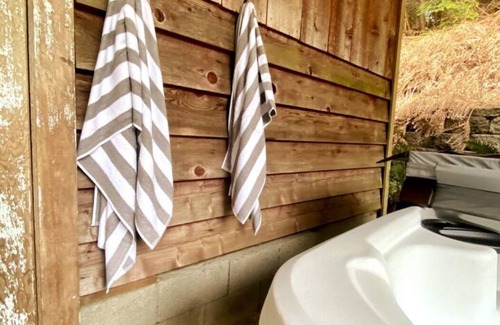 Langley Maison | The Langley Loft: Modern Barn + Close to Downtown + Hot Tub + Cozy Island Vibes