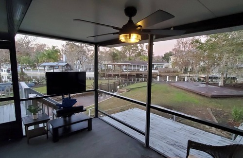Astor Maison | The Launch Pad - House with boat ramp on corner deep water canal lot