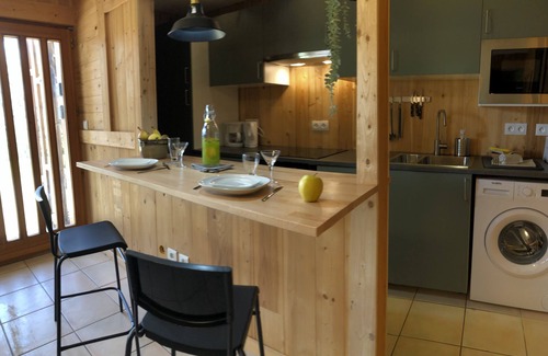 Navette Appartement | The little shuttle with a view of the mountains