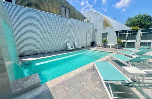 Bywater Maison | The Moon Quonset Hut Vacation Rental Heated & Chilled Pool