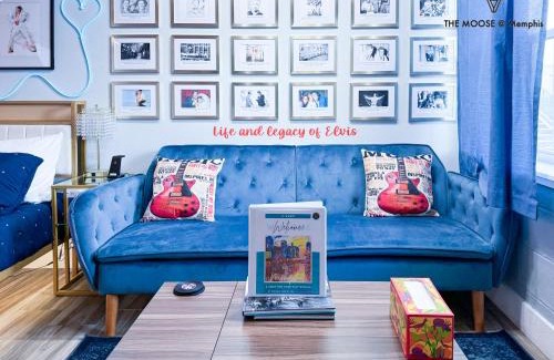 Downtown Memphis Appartement | The Moose #4 - Elvis Presley King Suite with Free Parking and WIFI