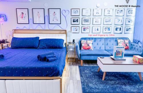 Downtown Memphis Appartement | The Moose #4 - Elvis Presley King Suite with Free Parking and WIFI