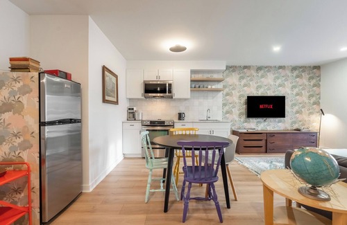 Plateau Mont Royal Appartement | L'Oliver Jones | Terrasse sur le toit | Wifi | AC