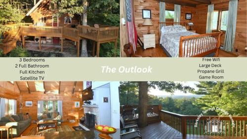 Berkeley Springs Chalet De Ski | The Outlook - Pet Friendly, Grill, Wifi, View, Fire Pit, Deck, Family Friendly, Foosball, Game Room, King Bed, Fireplace