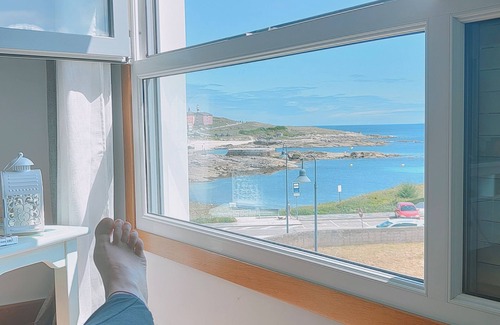 San Cibrao Appartement | The peace train in front of the beach
