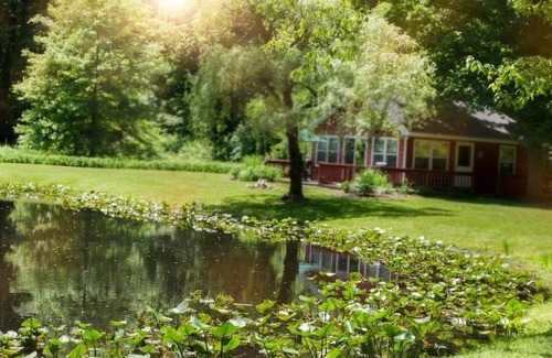 Austinburg Cabine | The Pond Cottage at Rustic River Retreats-escapade tranquille et isolée dans la région viticole