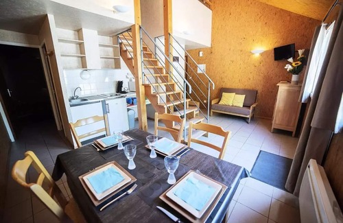 Aston Chalet De Ski | Camping Le Pas de l'Ours *** - Entresuelo Chalet 6 Personas 3 Habitaciones Tipo B