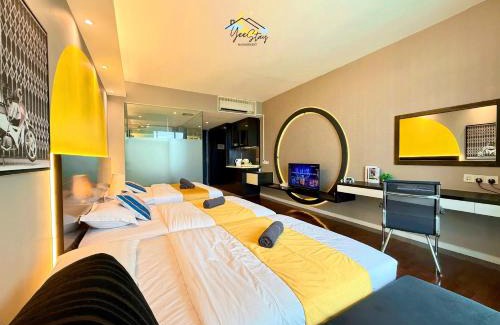 Bunga Paya Pantai Appartement | The Shore Residences 6-10pax/TV videoGame