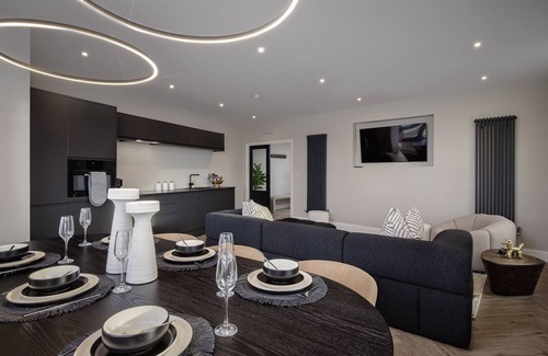Blackpool Town Center Appartement | The Shoreline Apartment 1-Prestige-Vue mer-Appartement-Salle de bain privée s...