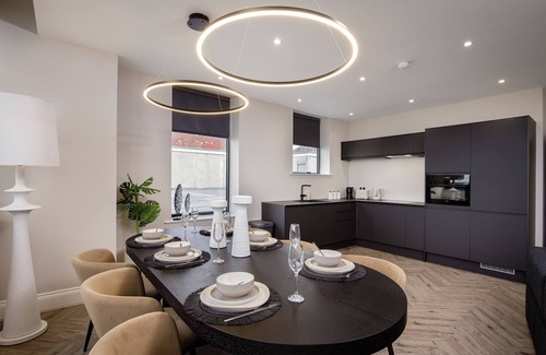 Blackpool Town Center Appartement | The Shoreline Apartment 1-Prestige-Vue mer-Appartement-Salle de bain privée s...