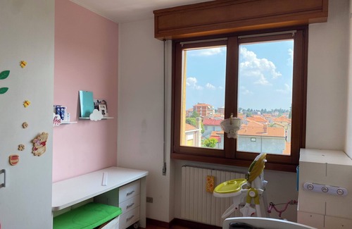 Biassono Appartement | The terrace a stone's throw from the runway
