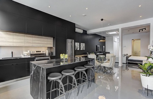 Pointe-Saint-Charles Appartement | LE YANG | Loft D'Une Chambre avec Terrasse