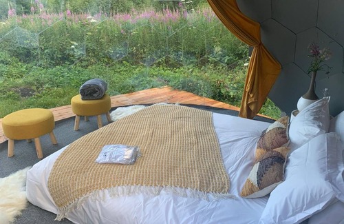 Salvan Cabine | Thelynx.ch : Cosy dome in the alps
