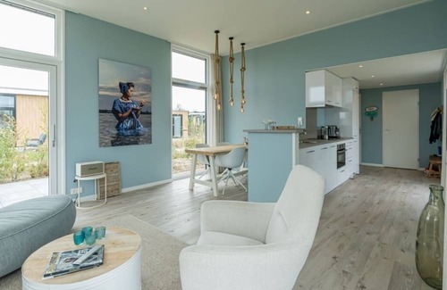 Burgh-Haamstede Maison | Ce chalet 'Style plage' dispose de toutes les commodités nécessaires pour un séjour confortable : un