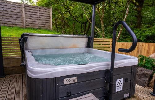 Ammanford Appartement | Thyme Lodge 2BR with Hot Tub and Sauna near Black Mountain