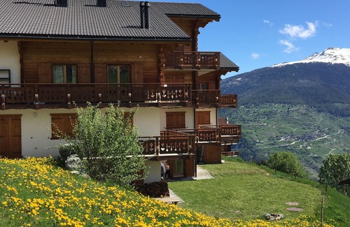Heremence Chalet De Ski | Thyon-les Collons: à côté des pistes de ski, grande terrasse