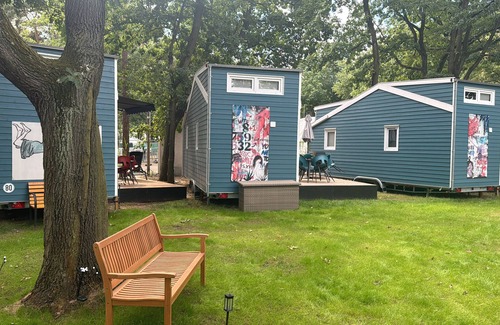 Caputh Maison | Petite maison 'Tiny House Nr 2' avec terrasse privée, Wi-Fi et climatisation