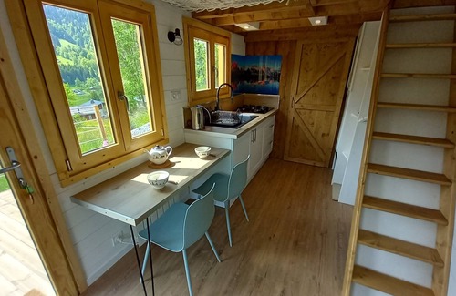 Flumet Cabine | Tiny House avec vue sur le mont blanc