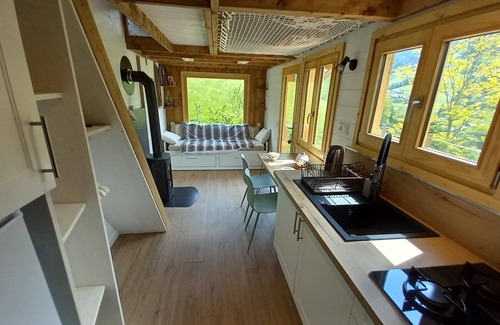 Flumet Cabine | Tiny House avec vue sur le mont blanc