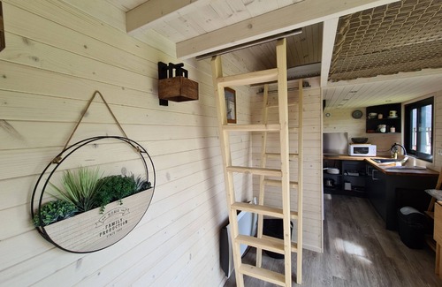 Saint-Martin-au-Bosc Cabine | Tiny house avec piscine et jaccuzzi