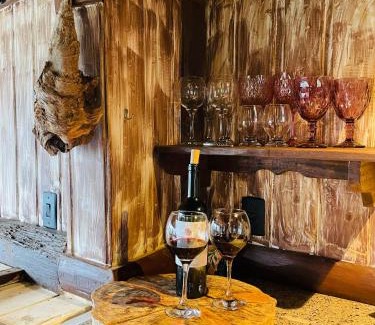Caraa Cabine | Tiny House Guabiroba - ofurô de água termal - Trilha do Mato