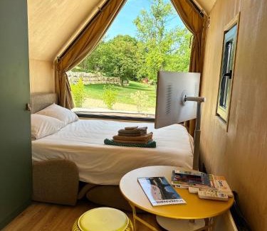 Vesoul Agglomeration Cabine | Tiny House Mon Cabanon grand jardin terrasse climatisation